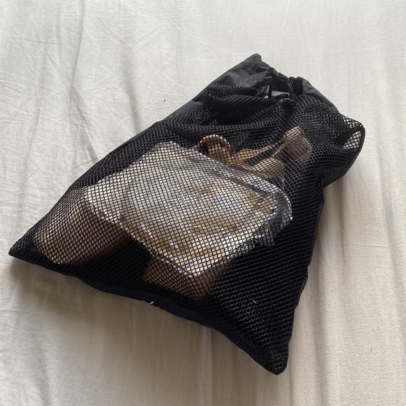 Pointe Shoe Package (shoes, gel pads, half cut tights) - Picture 1 of 10